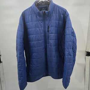 Eastern Mountain Sports Mens Pertex Quantum Full‎ Zip Puffer Jacket Blue Size XL